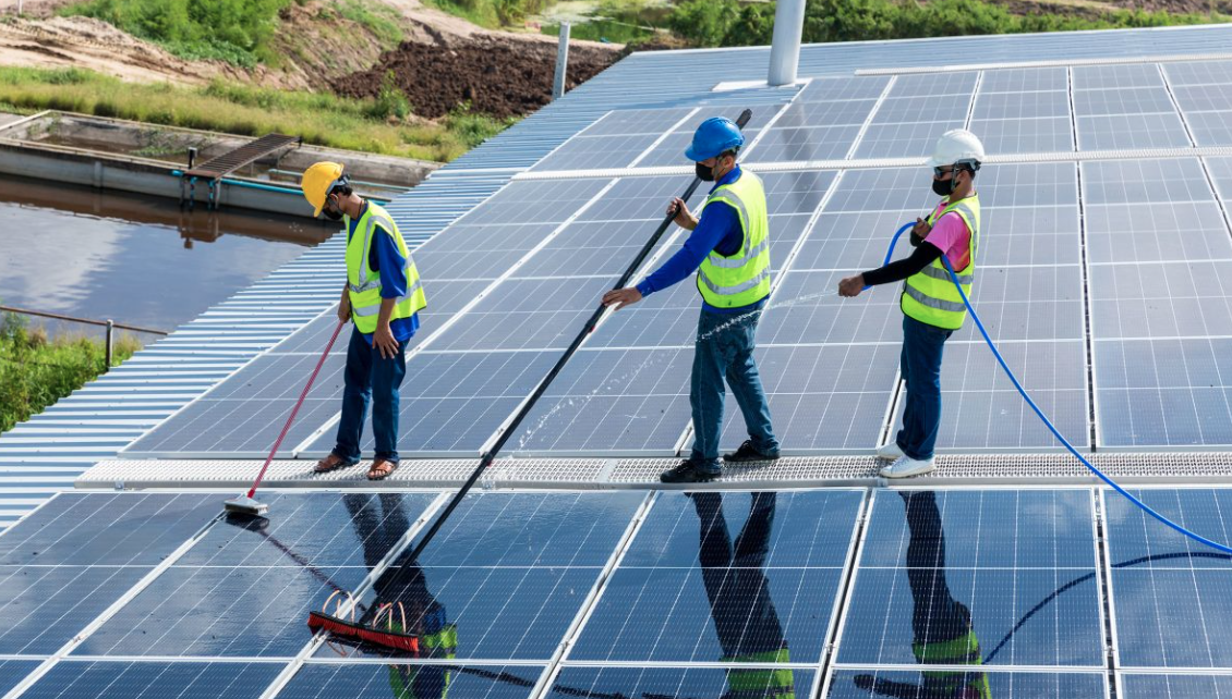 Professional Solar Panel Cleaning in IE