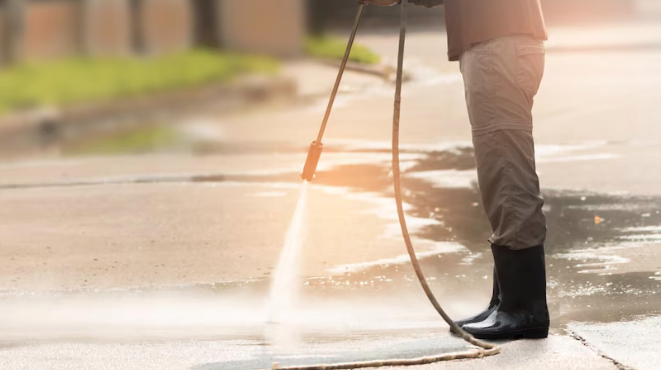 Commercial-Grade Pressure Washing Equipment in Fontana